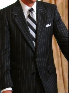 Pinstripe suit